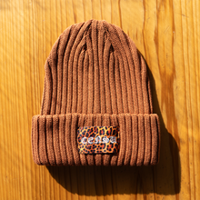 CENSU BEANIE -LEOPARD HAIR PRINT TAG-