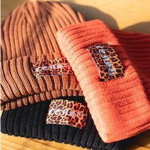 CENSU BEANIE -LEOPARD HAIR PRINT TAG-