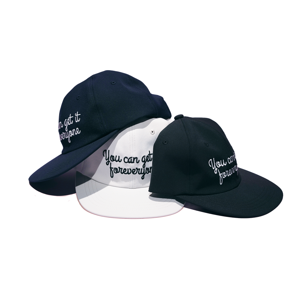 YM SLOGAN CURSIVE CAP